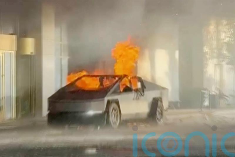 Soldier found dead after Tesla truck blast at Trump hotel ‘shot himself in head’