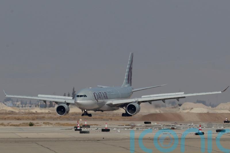 First commercial flight since fall of Assad lands in Syria’s capital