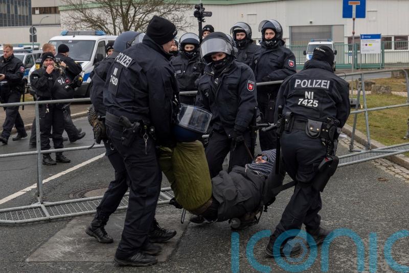 Far-right party’s conference draws protests as Germany heads into election