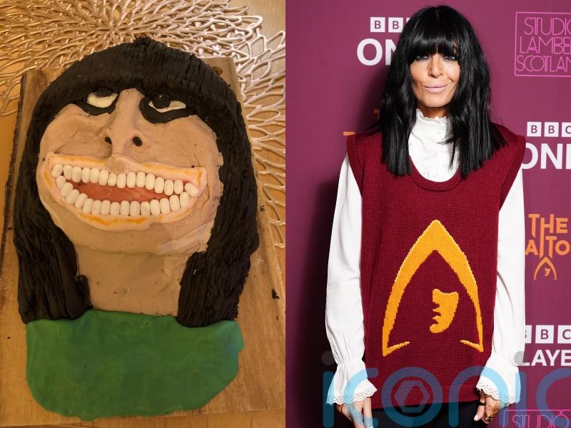 Birthday girl Claudia Winkleman praises ‘excellent’ viral caricature cake