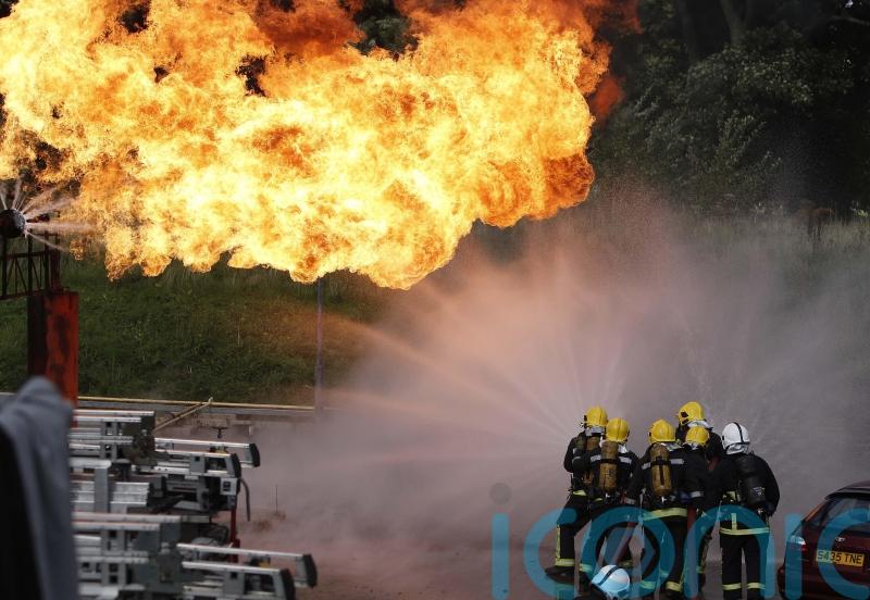 Brisbane bring the Heat – fire in DJ booth stops play at the Gabba