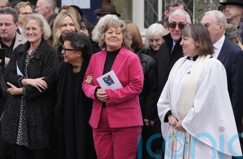 Johnnie Walker’s wife says she is sure her husband ‘loved’ his funeral service