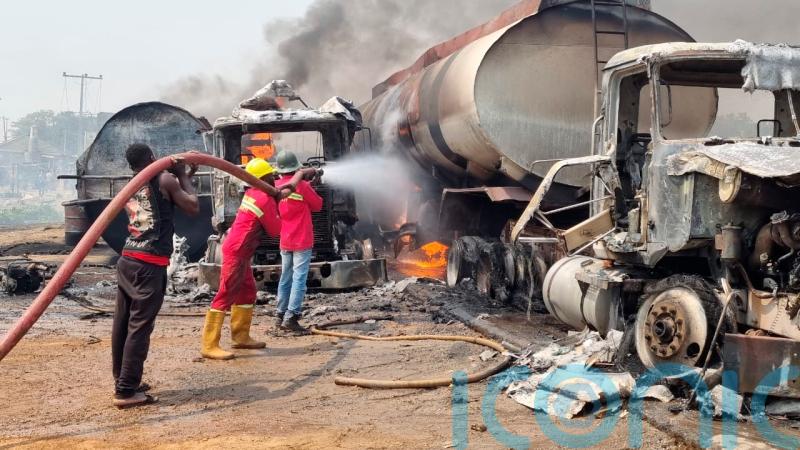 At least 70 people killed in Nigerian fuel tanker explosion, authorities say