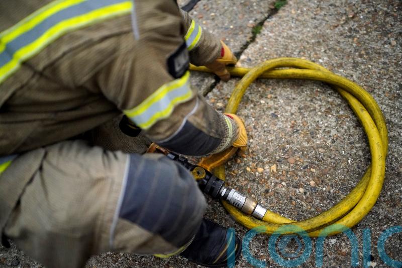 Homes evacuated after seven fire crews attend blaze near football stadium