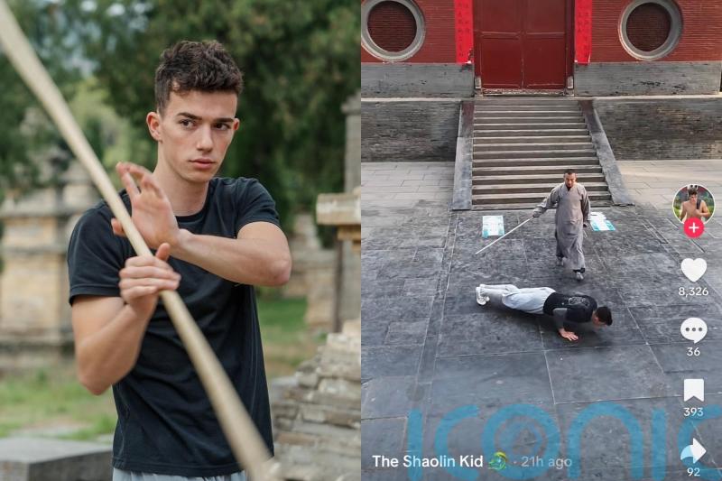 Real-life ‘kung-fu kid’ becomes viral sensation on TikTok after living and training as Shaolin monk in Chinese temple