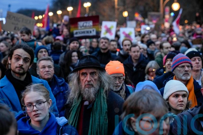 Thousands protest against rise of German far-right ahead of general election