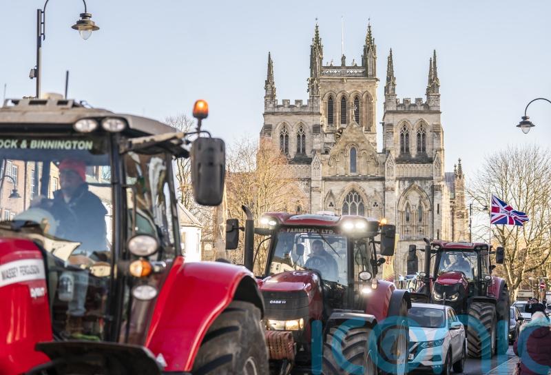 Farmers gather across the UK in new protests over inheritance tax reforms