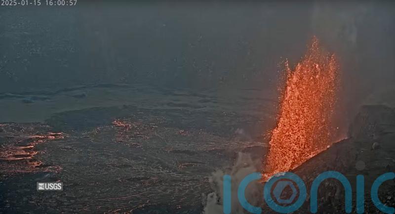 Hawaii’s Kilauea volcano spewing lava once again
