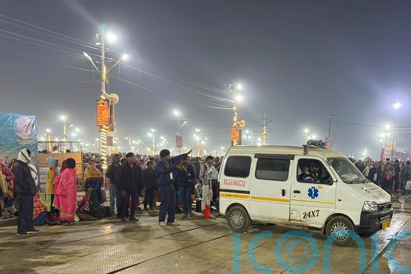 Dozens injured in stampede at massive Maha Kumbh festival in India