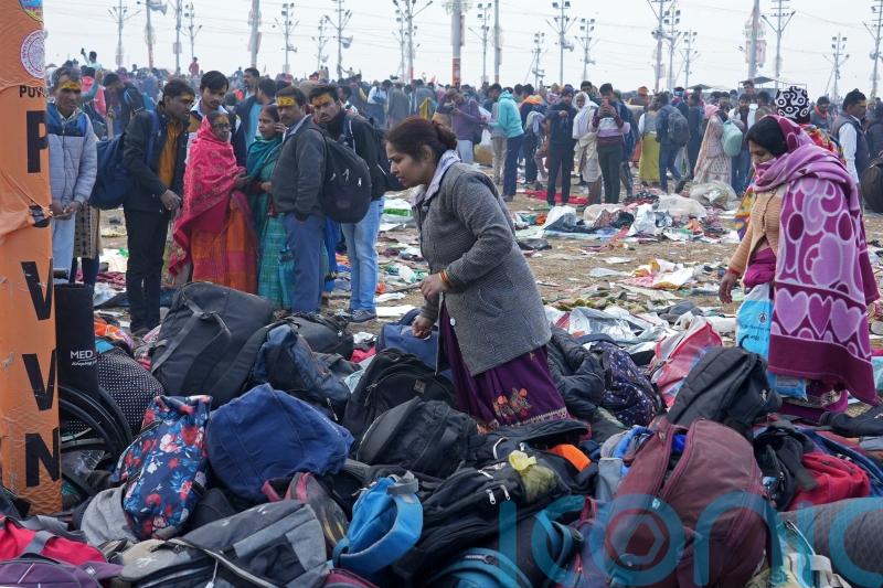 Several people feared dead in stampede at Maha Kumbh festival in India