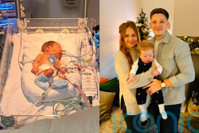 Parents told to say goodbyes to baby after first of two open-heart surgeries say ordeal marked ‘darkest hours’ of life