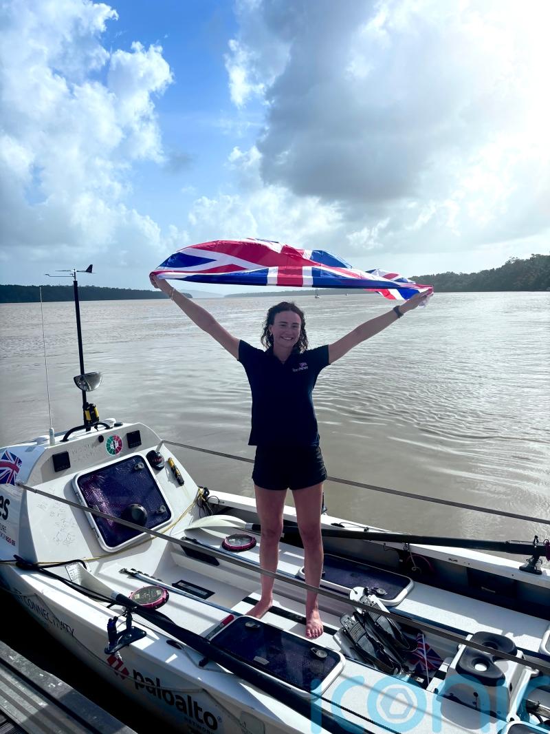 Student completes Europe to South America solo row after 97 days at sea