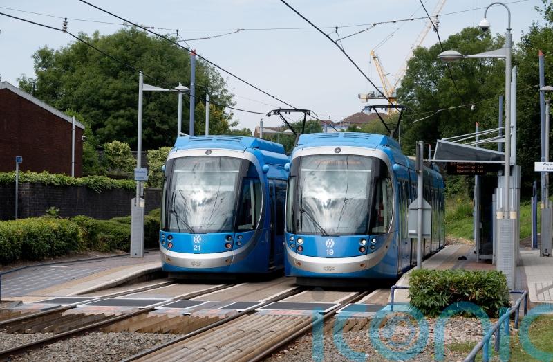 Transport Secretary puts ‘spades in the ground’ for tram extension