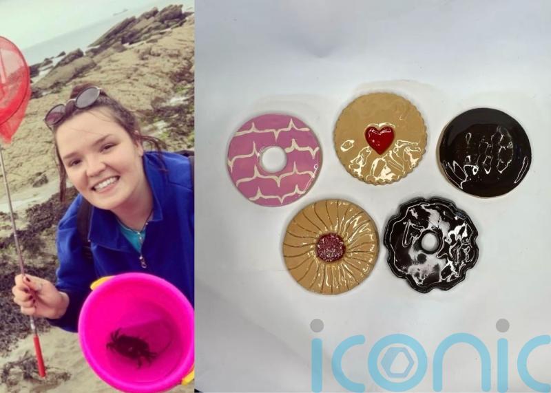 Artist replicates ‘iconic’ British biscuits in the form of clay coasters