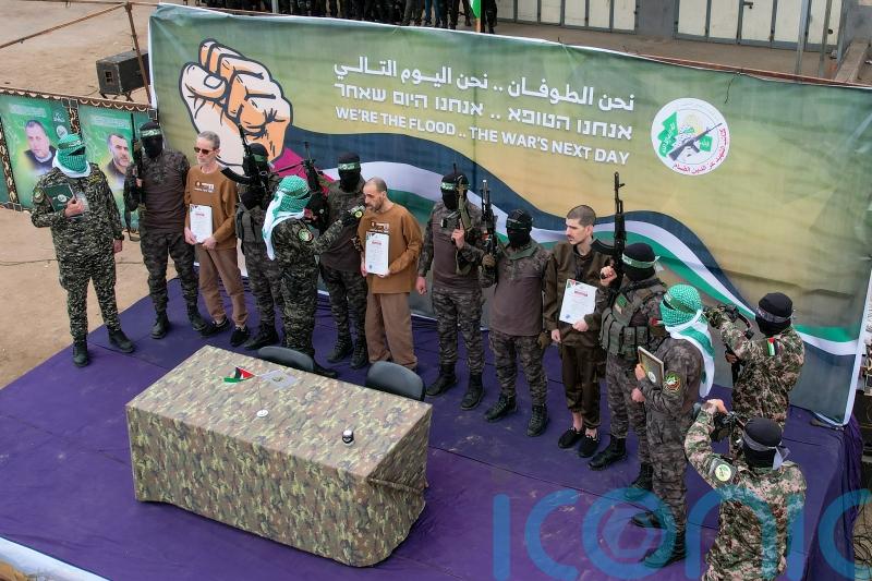 Hamas hands over three more Israeli hostages for dozens of Palestinian prisoners