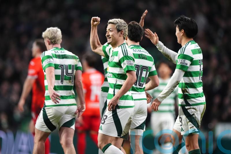Daizen Maeda hat-trick helps much-changed Celtic cruise into cup quarter-finals