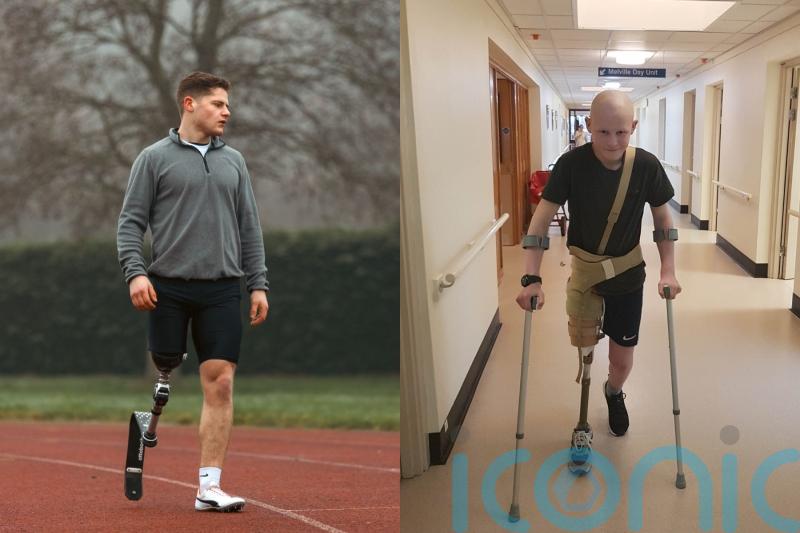 I thought I could run it off: Teenager had leg amputated after lump from rugby tackle turned out to be aggressive cancer