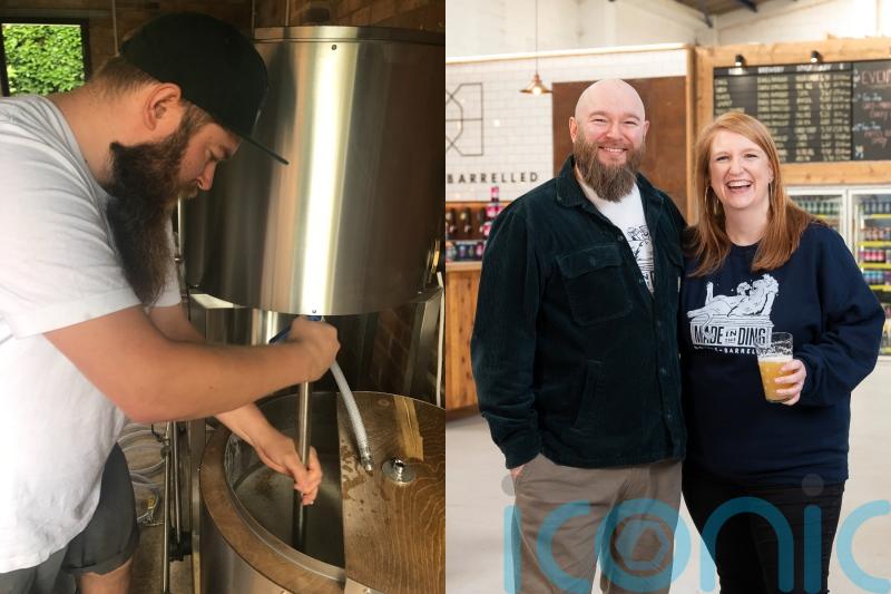Husband and wife who transformed home-brewing hobby in garage into &pound;5 million business say &lsquo;beer brought us even closer&rsquo;