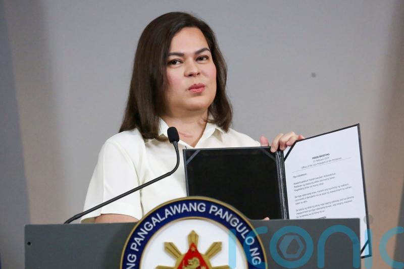 Philippine investigators file criminal complaints against Vice President