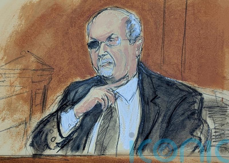 Jurors see video showing man stabbing Salman Rushdie as onlookers gasp in horror