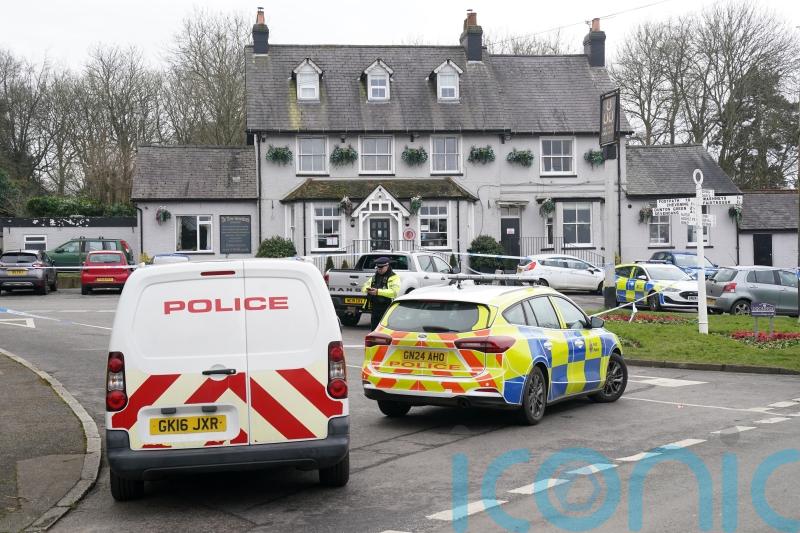 Kent pub shooting suspect ‘may have entered river’, police say