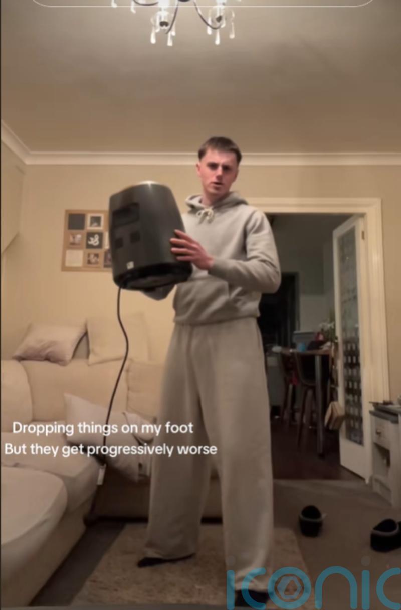 TikTokers dropping heavy objects on feet in viral trend ‘risk lifetime of pain’