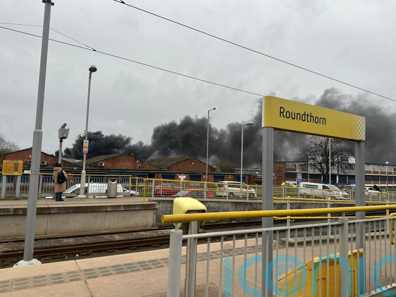 Homes evacuated after major blaze involving lorries on industrial site