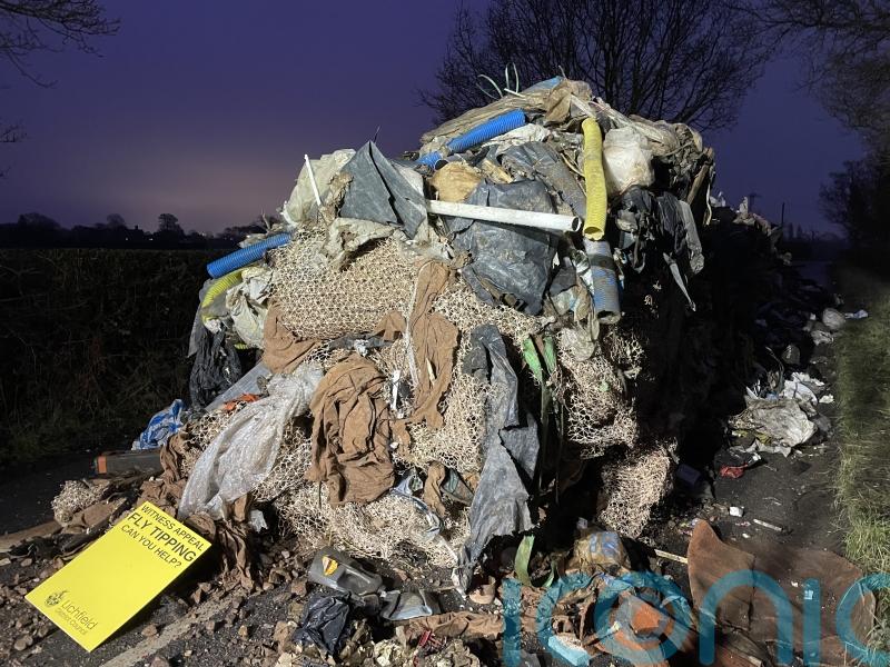 Fly-tipping cases top 1.1 million in 6% rise on previous year, figures show