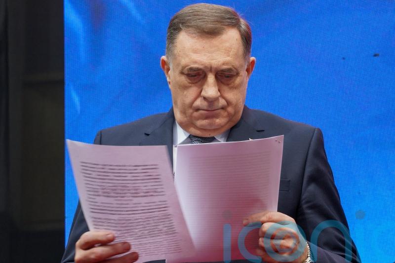 Court sentences separatist Bosnian Serb president Dodik to one year in prison