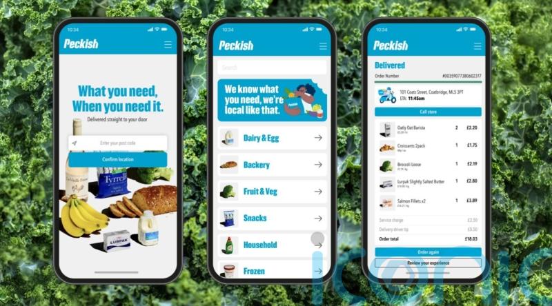 ‘Peckish’ app allows speedy delivery from independent grocers