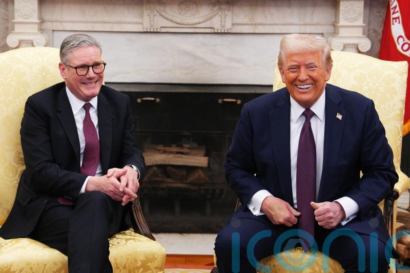 Trump claims he is ‘impressed’ with Starmer’s wife