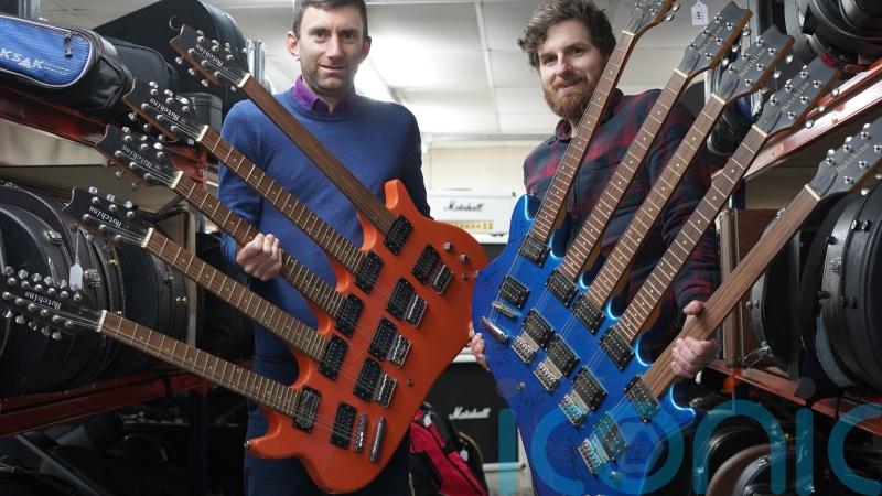 Two ‘very rare’ five-neck guitars to be sold at auction