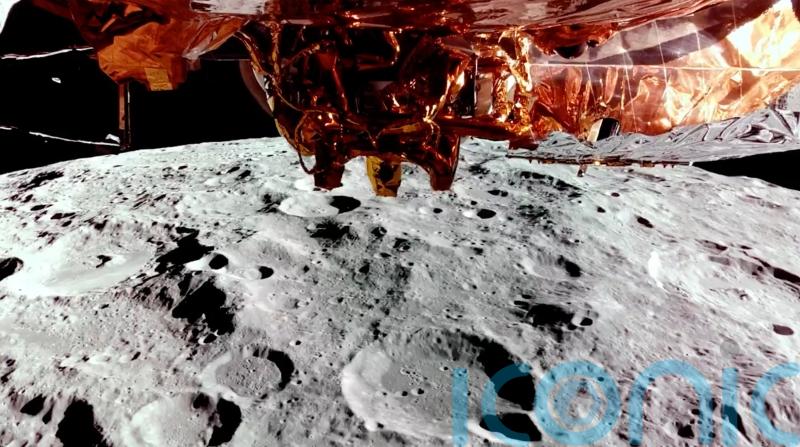 Private lunar lander touches down on moon