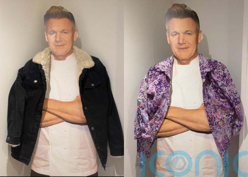 Dog walker uses lifesize Gordon Ramsay cardboard cutout to sell items on Vinted