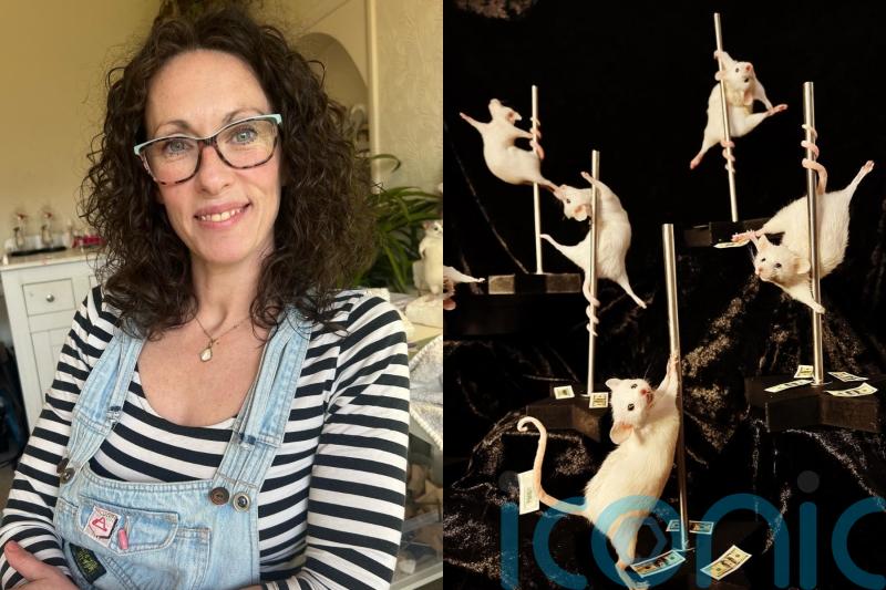 Taxidermist known for ‘stripper mice’ becomes ‘national villain’ after TV show but craft turned into career she ‘loves’