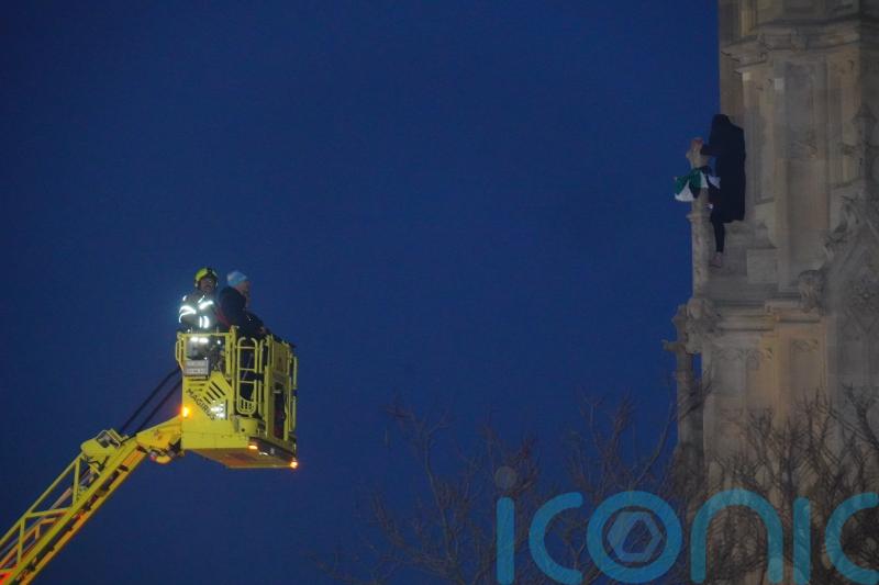 Negotiators appeal to man to come down from Big Ben clock tower