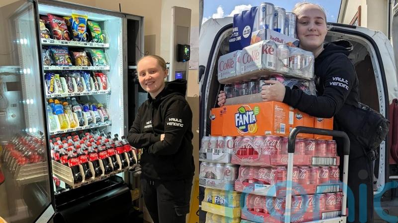 ‘I ditched the rat race and bought a vending machine – I’m 26 and make thousands from my fleet of treat dispensers’