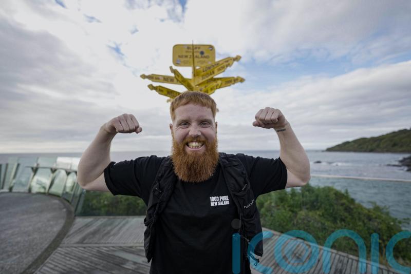 ‘Hardest Geezer’ is back on the road as he embarks on run across New Zealand