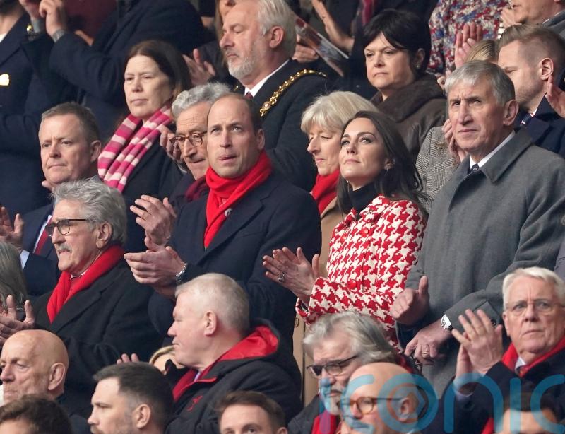 William and Kate to cheer on rival teams at Wales v England Six Nations game
