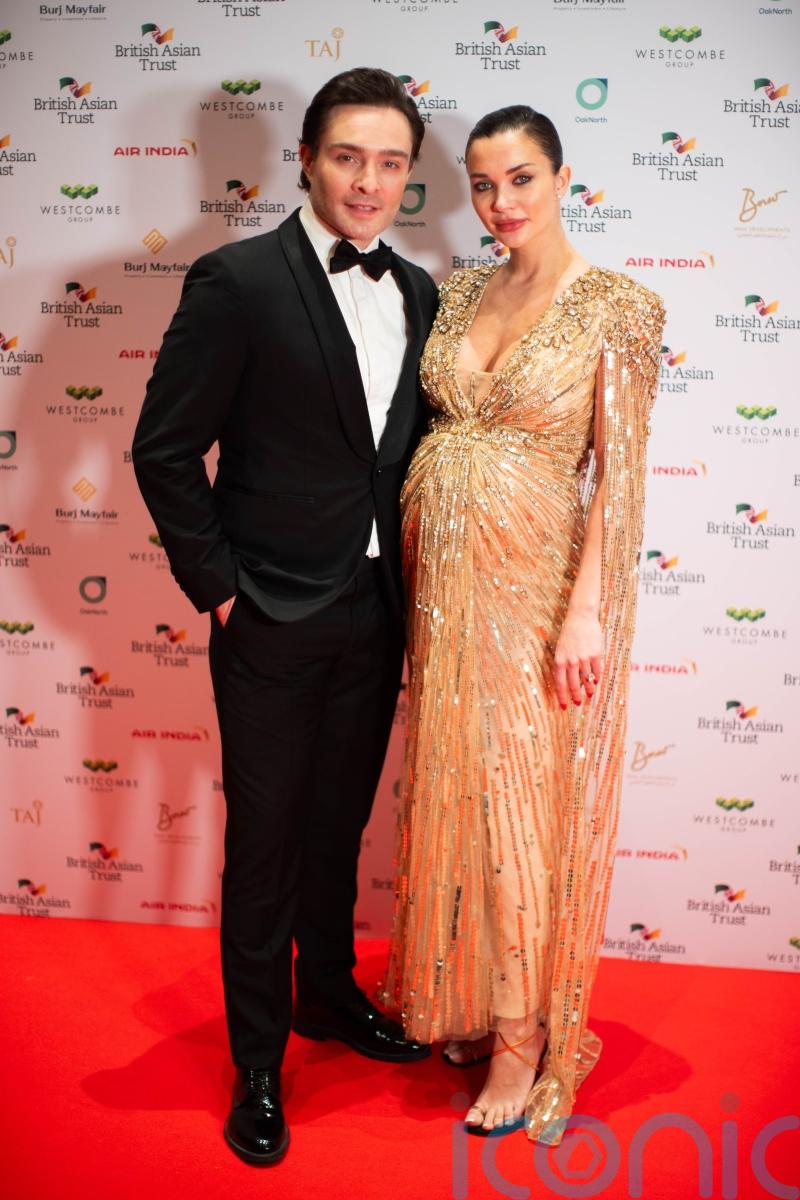 Ed Westwick welcomes first child with wife Amy Jackson