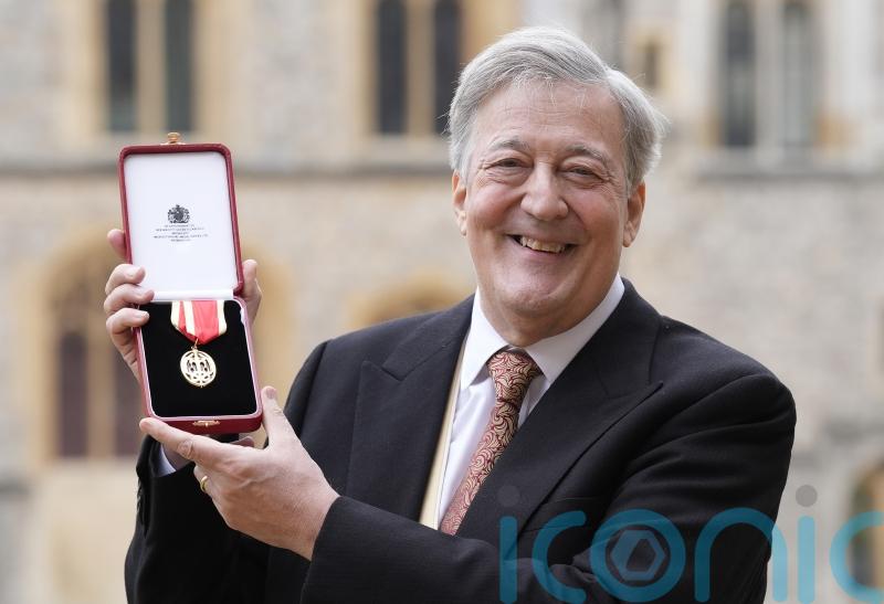 Sir Stephen Fry ‘chuffed to the heavens’ to receive knighthood