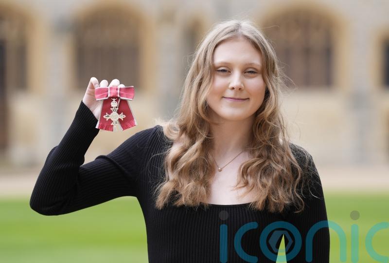 ParalympicsGB star Poppy Maskill gets early birthday treat as she collects MBE