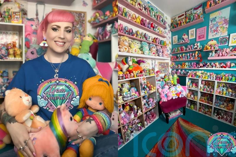 No pony left behind: Retro toy collector with almost 500 My Little Pony dolls urges parents not to bin children’s toys