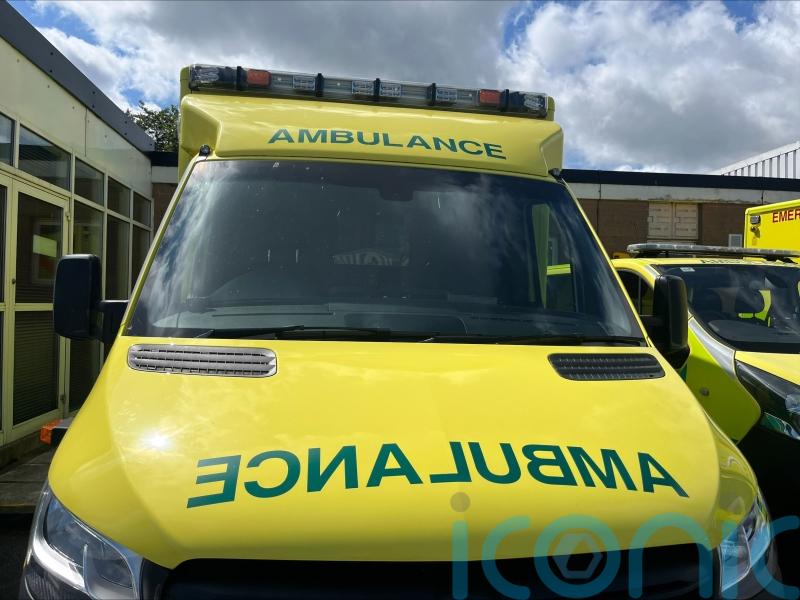 Three taken to hospital following crash in Co Antrim