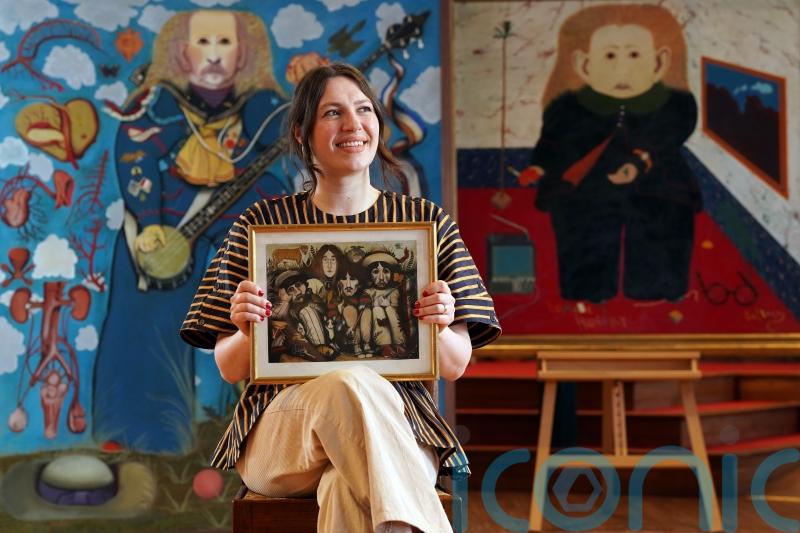 Rare John Byrne painting of The Beatles sells for more than £27,000