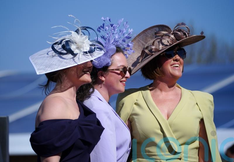 Crowds arrive for opening day of Aintree
