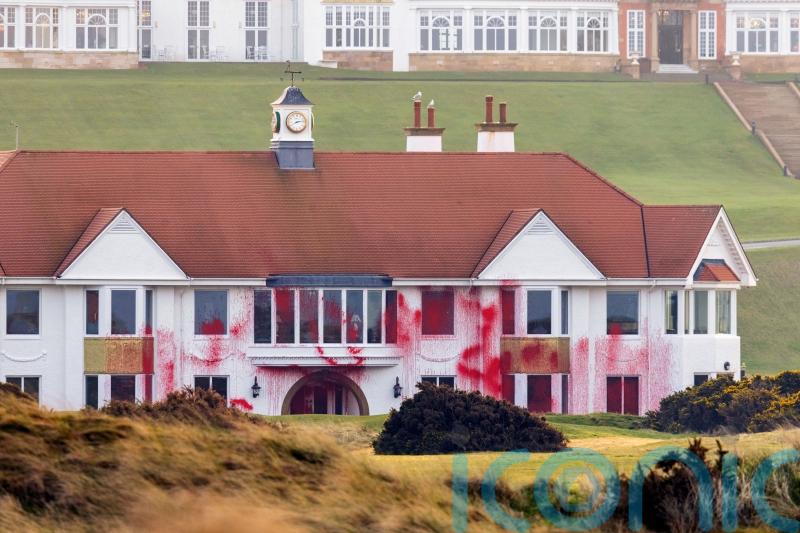 Man and woman set to appear in court over damage to Trump’s golf course
