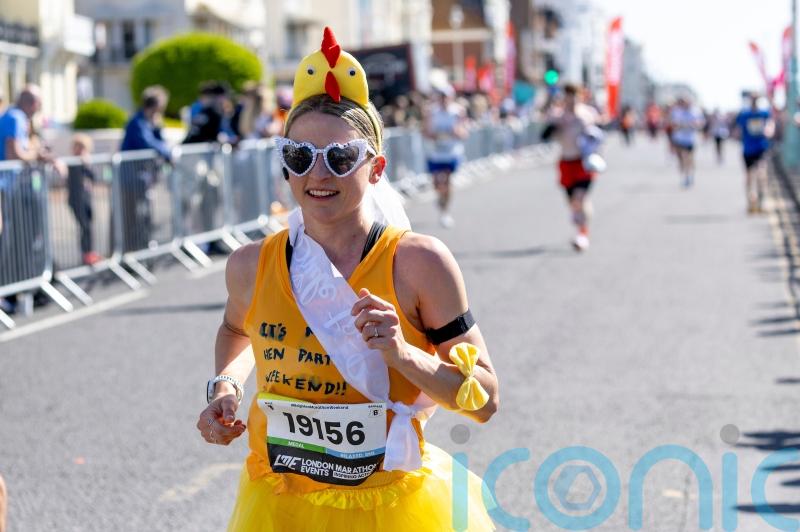 Bride-to-be comes third in marathon halfway through hen-do
