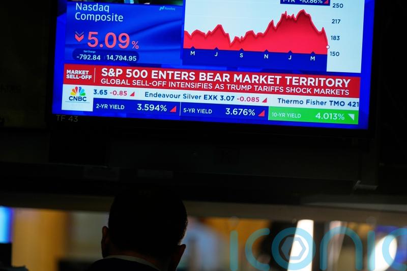 Stocks swing wildly as markets try to assess impact of Trump’s trade war