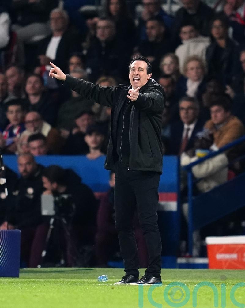 Unai Emery says PSG&rsquo;s third goal does not change Villa&rsquo;s task in second leg